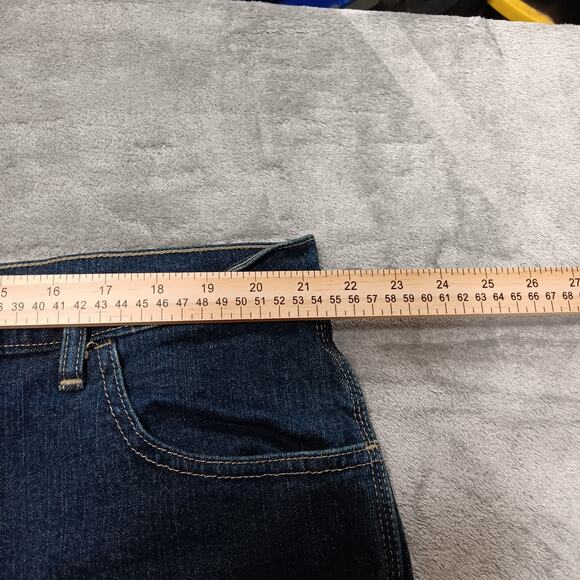 Dickies Jeans Men's 42 x 30 Dark Blue Carpenter Style Hammer Loop - Picture 12 of 16